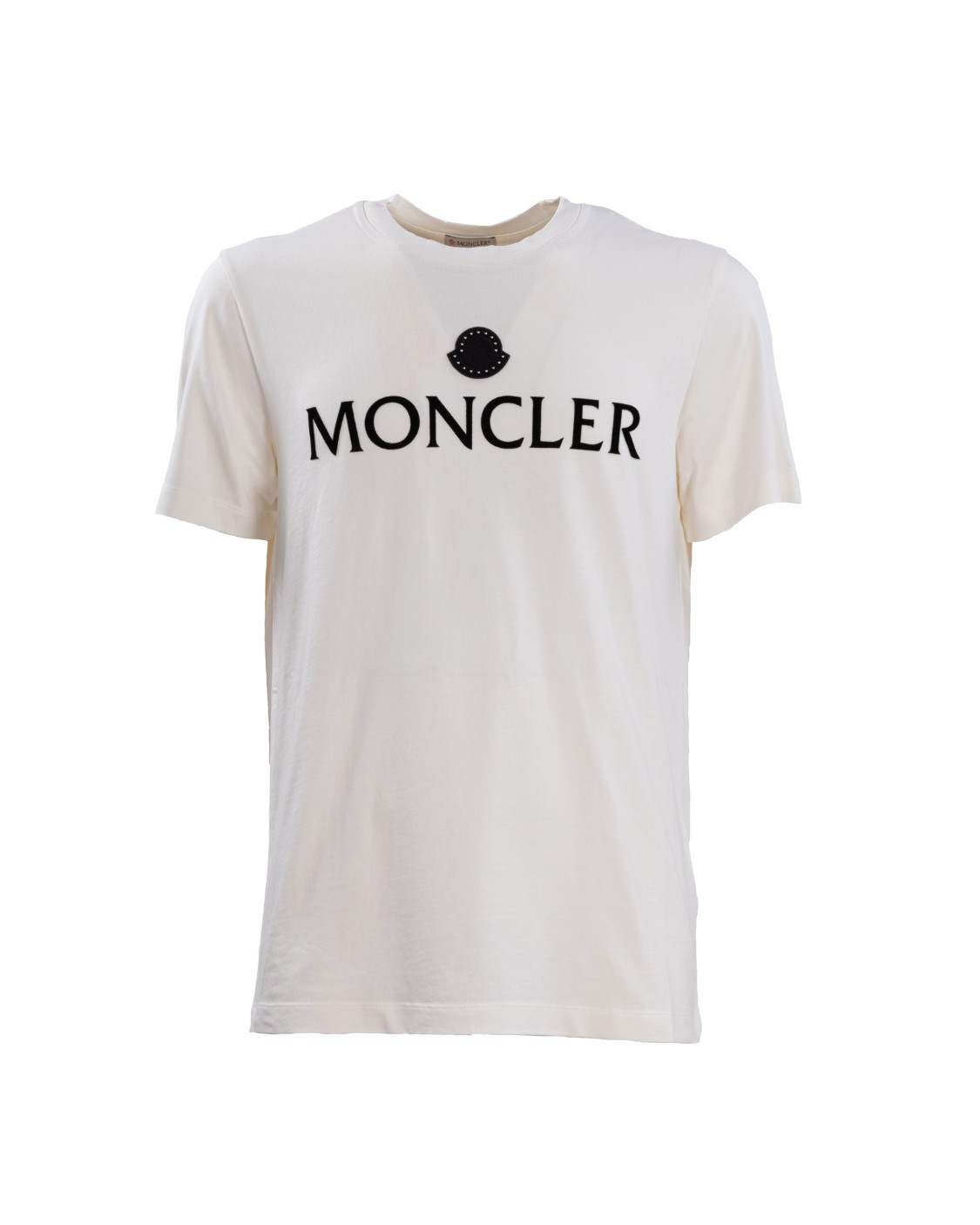shop MONCLER Saldi T-shirt: Moncler t-shirt in jersey di cotone.
Stampa con lettering e logo sul petto.
Collo a giro.
Maniche corte.
Composizione:  100% Cotone.
Made in Turkey.. 8C00007 8390T-032 number 519933